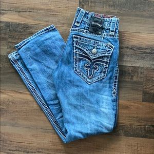 Mens rock revival jeans